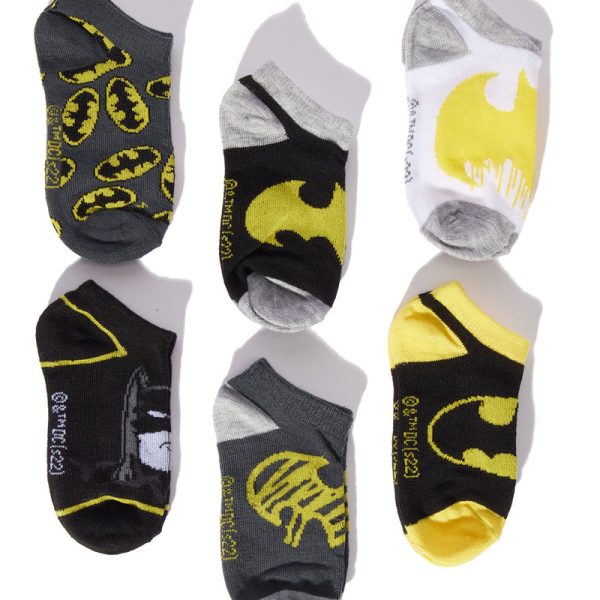 Mini Batman Signal 5 Pack Socks - Multi Color