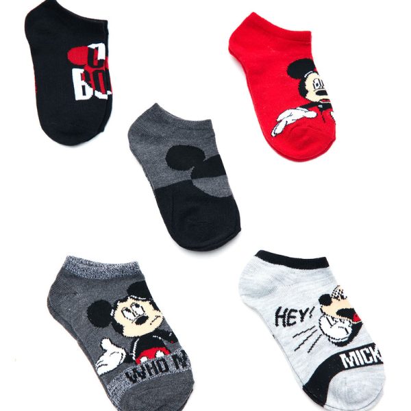 Mini Mickey Mouse 5 Pack Socks - Multi Color