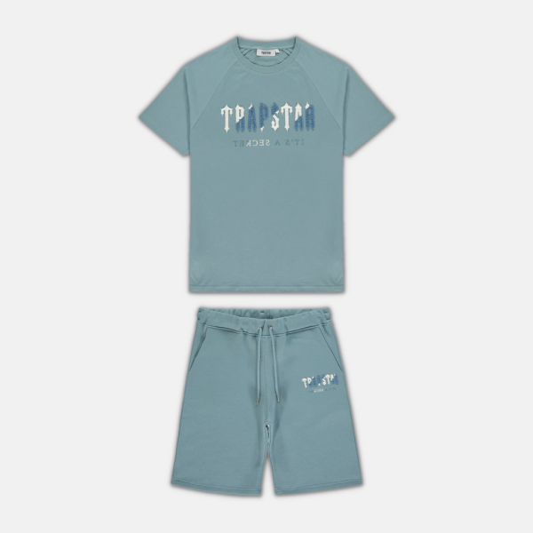Trapstar Chenille Decoded Shorts Set