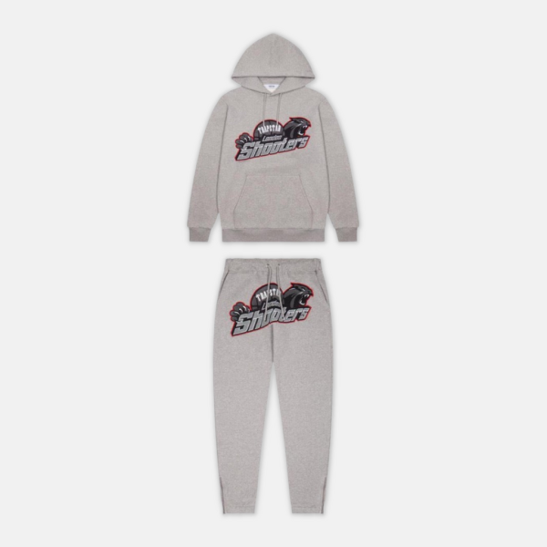 Trapstar Shooters Tracksuit - Grey/Red