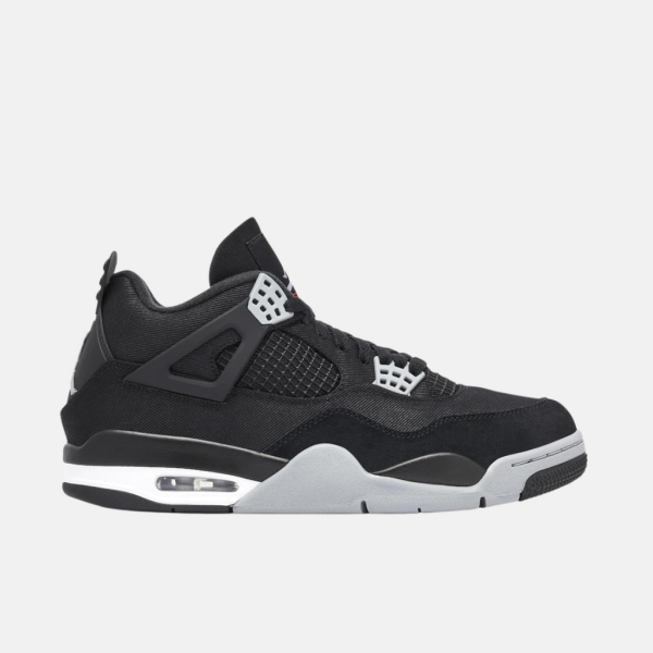 Air Jordan 4 Retro Black Canvas