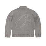 C-STAR DENIM TRUCKER JACKET [GREY] - Image 2
