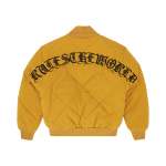 OLDE ENGLISH QUILTED BOMBER JACKET [YELLOW]